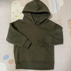 オリーブグリーン フード付きパーカー