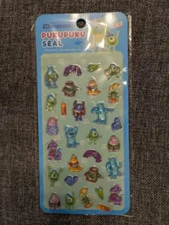 モンスターズインク プクプクシール 正規品