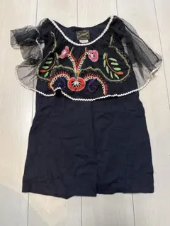 Go To Hollywood 刺繍タンクトップ ブラック