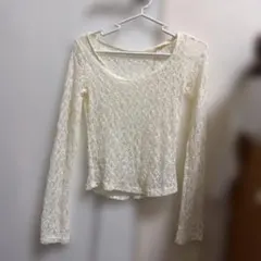 レース　インナー　長袖