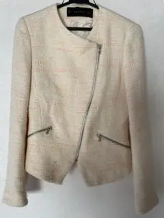 【ZARA】ネオンカラー刺繍ジャケット（XS）のサムネイル
