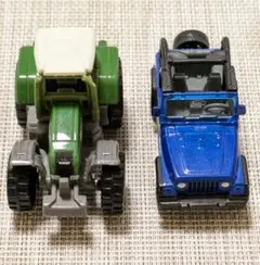 ☆お買い得☆Sikuジク　トラクターとジープのミニカーセット