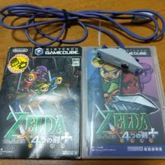 ゲームキューブソフト ゼルダの伝説 4つの剣+ (GBAケーブル付)
