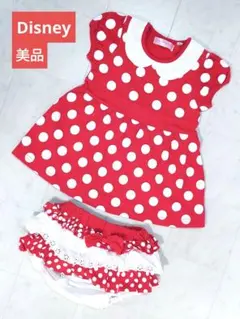 Disney　美品　ワンピース パンツ セット　なりきり コスプレ　ミニーマウス