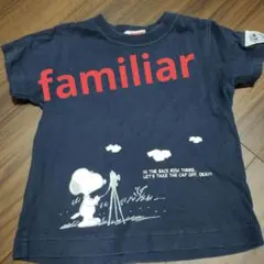 familiar×スヌーピー　100cm　半袖Tシャツのサムネイル