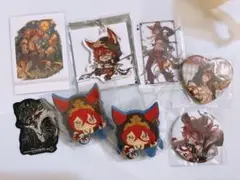 グラブル エルモート まとめ売り セット トランプ 缶バッジ アクリルストラップ