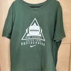 Nike フットボール Tシャツ グリーン　メンズＬ
