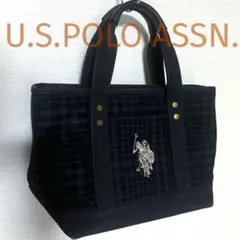 U.S.POLO ASSN. ユーエスポロアッスン トートバッグ チェック