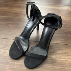 ブラック スエード サンダル 未使用
