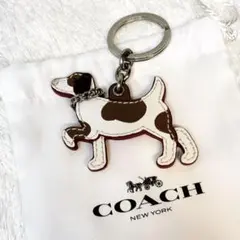 コーチ レザー 犬デザイン キーホルダー - メルカリ