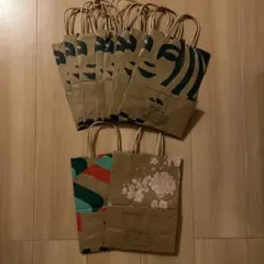 スタバ　ショッパー　紙袋10枚セット　スターバックス　9/30まで限定価格