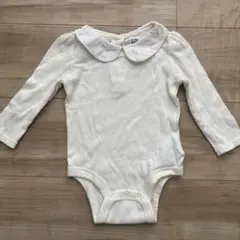 baby GAP アイボリー 長袖ロンパース 6-12ヶ月 女の子 フォーマル