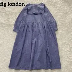 fig london フィグロンドン　ワンピース　ギンガムチェック