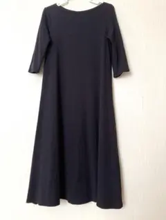 ユニクロ★Aラインワンピース　ネイビー
