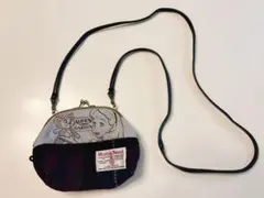 しまむら　ハリスツイード　Harris Tweed アリス　がま口ポシェットのサムネイル