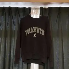 UT PEANUTS ブラック スウェット Mサイズ