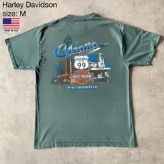 00's USA製ハーレーダビッドソン　両面プリントTシャツHanes ヘインズ