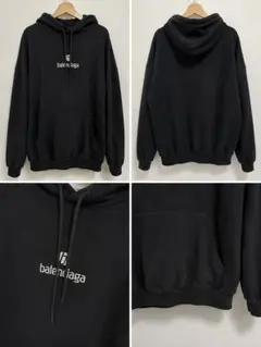BALENCIAGA FREEフリー刺繍 ダメージ加工 プルオーバーパーカー - メルカリ