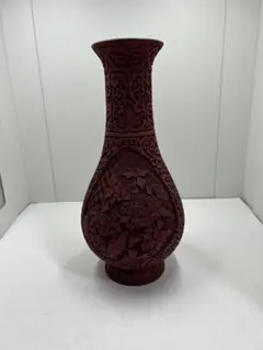 中国 堆朱花瓶 35cm 2026年最新】中国 堆朱 花瓶の人気アイテム - メルカリ
