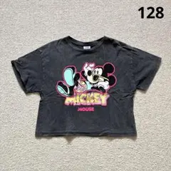 ZARA ミッキー柄　ヴィンテージ風Tシャツ 128のサムネイル