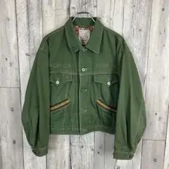 UNION BAY ユニオンベイ グリーン デニム ジャケット L