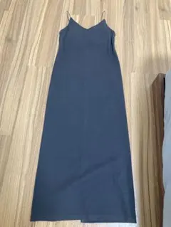 GRL カップ付き リブ キャミソールワンピース