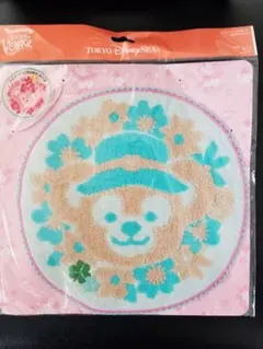 ダッフィー・シェリーメイ　丸タオル2枚セット