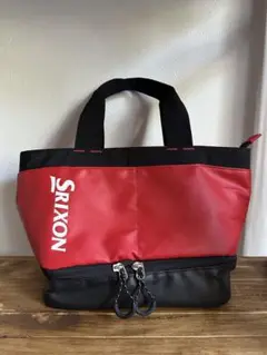 Srixon 赤黒 ナイロンハンドバッグ