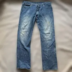 【レア☆ビッグサイズ】swaggerペイント加工ジーンズ　36インチ