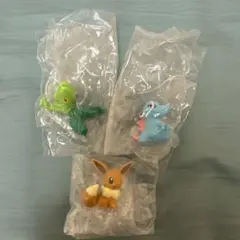 しっぽみてみて！フィギュア3 ポケモン イーブイ キモリ ワニノコ