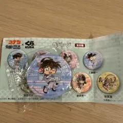 くら寿司　ビッくらポン　名探偵コナン　缶バッチ