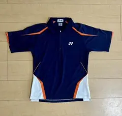 YONEX ポロシャツ M ネイビー/オレンジ