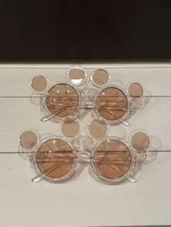 東京ディズニーリゾート　ミッキー型ファッション用サングラス　2個セット
