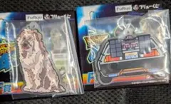 2種 F賞 蓄光ラバーキーホルダー フリューくじ バック・トゥ・ザ・フューチャー