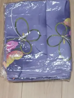 紫色 花柄 浴衣