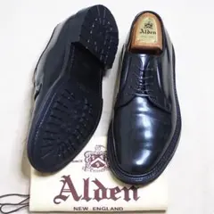 Alden オールデン コードバン プレーントゥ9901C ハーフコマンドソール