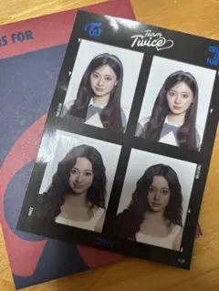 TWICE this is for 証明写真ステッカー　ツウィ