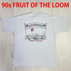 90s　エルサルバドル製　フルーツオブザルーム　シングルステッチ　企業　Tシャツ