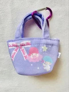 サンリオ　ミニミニランチトートバッグ　ガチャガチャ　リトルツインスターズ