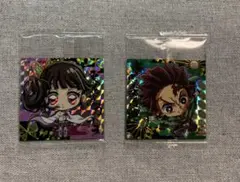 鬼滅の刃ディフォルメシールウエハース 3 竈門炭治郎　栗花落カナヲ