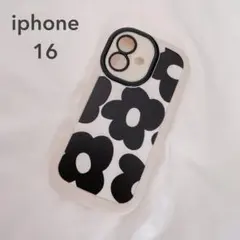新品 iphone16ケース スマホケース 花柄 ソフト ホワイト