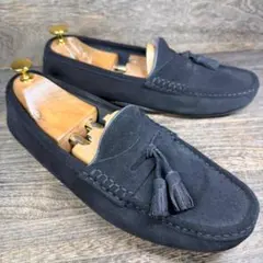 ◆ZARA MAN◆ザラマン 27.0cm タッセルローファー スエード 黒