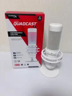 HYPER X ハイパーエックス QUADCAST レッド 美品 箱付 中古品 HYPER X ハイパーエックス QUADCAST レッド 美品 箱付 中古品