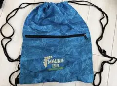 値下げ！MAUNA LOA 巾着袋 ナップサック ブルーのサムネイル