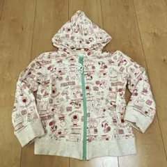 スヌーピー 総柄　パーカー 110cm