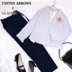 3点セット ママスーツ ノーカラージャケット セレモニー M 卒業式 入学式