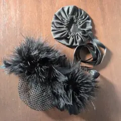 リアルファー ヘアアクセ　コスプレ