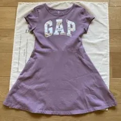 GapKids 半袖ワンピース M (8-9歳) パープル　ギャップキッズ