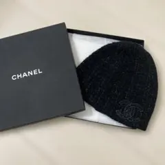 CHANEL ブラック ニット帽