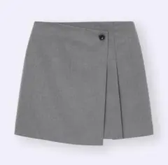 GU ラップミニスカート　グレー　M サイズ　新品未使用